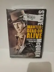 WANTED: DEAD OR ALIVE DVD SEASON 1, VOLUME 1 STEVE McQUEEN 18 Complete Episodes