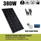 12V 380W Solar Panel Mono Home Caravan Camping Battery Charging 30A Controller