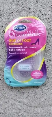 DR SCHOLL'S DreamWalk Ball of Foot Cushions, 1 Pair, UPC 40783, New!