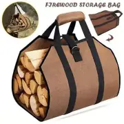 Firewood Log Carrier Bag Canvas Log Tote Bags for Indoor Tools HOT