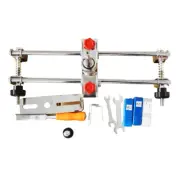 Slotted positioner for wooden woodworking installs the lock tool, slotting mach