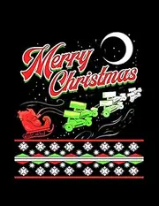 Sprint Car Racing Christmas Motorsports 6798 Notebook: Planner 110 pages 8.5x11 A5 Notebook