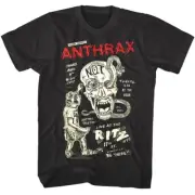 Anthrax Live At The Ritz NYC Men's T Shirt
