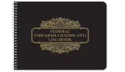 Federal Firearms License FFL Log Book Bound Record Landscape Durable 100 Pages