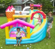 Ice Cream Kid Party Game Toy Inflatable Jumping House Trampoline Bounce Castle