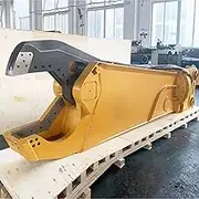 Heavy-Duty Hydraulic Scrap Shear – Excavator Attachment for Waste Management & Demolition