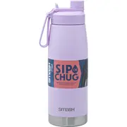 Smash Sip Or Chug Double Wall Dual Lid Bottle Assorted 950mL each