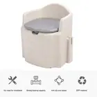 Bedside Potty Chair Backrest Bedside Commode Chair Large Weight Capacity EPP