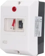 Universal Water Resilience Motor Circuit Breaker with Signal Light,Compatible WithMC03 4 to 6.3A,Dependable Circuit Protection ﻿