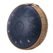 Tongue Drum Wrapped Braided Rope Percussion Hand Pan Drum Handwoven Rope