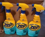 3 Bottles ZEP Pet Odor Carpet & Upholstery Stain Removal Cleaner 32 Oz.