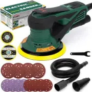 Pro-Grade Random Orbital Sander | 350W Brushless Powerhouse w/Dual 5" & 6" Pa...