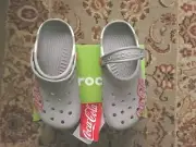 Crocs Classic Coca-Cola Light X Clog 207220-030, Unisex, slides, grey