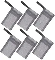 ASAKKURA 6 Pack Bar Soap Pouches Exfoliating Bath Pouch for Soap Saver Portable Lightweight for Travel