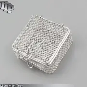 Micro Mesh Tray 7.5 x 7.5 x 3.5 Cm Perforated Mesh Box DN-373