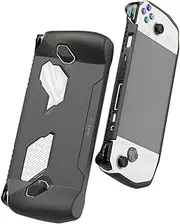 Skull & Co. GripCase Ally for ROG Ally: A Soft Protective Case with Textured Grips Full Protection and Stand, Shock-Absorption Non-Slip and Anti-Scratch Cover Design - Black [video game]