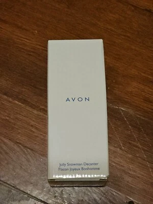 ☃️NIB 2004 AVON Jolly Snowman Lotion Decanter Liquid Hand Soap Dispenser Pump
