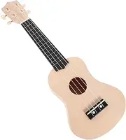 VICASKY Create Your Own Ukulele Diy Kit Basswood Materials Hand Paintable 21' Long Unfinished Musical Instrument
