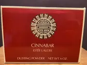 CINNABAR by Estée Lauder Net Wt. 6 oz Dusting Body Powder New in Box Vintage