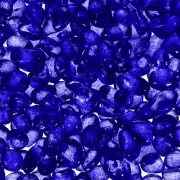 Glass Stones 907g/2 Lbs Glass Pebbles Marbles Beads Gem Stone(5-9 mm Dark Blue)