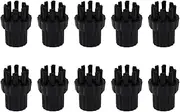 HUVNEXA 2/3/5/10x Nylon Brushes Steam Cleaner Nylon Brush Head Replacement Parts Steam Mop Steam Cleaner Parts Home Appliance Steam Cleaner Replacement Parts(10pcs)