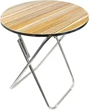 Round Folding Table Trestle Portable Foldable Camping Picnic Square Rectangular