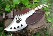 EXCALIBUR STAG ANTLER FULL TANG VIKING CHOPPER HUNTING CAMP AXE