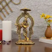 Metal Krishna Idols Statue for Pooja Home Decor - Flute Playing Krishna idol