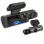 1080P WiFi Dual Camera Dash Cam for Cars, Front and Inside, Car Camera with IR Night Vision, Loop Recording, Wide Angle Car DVR Came