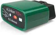 Vgate vLinker FD+ OBD2 Bluetooth Scan Tool, Diagnostic Code Reader for iOS, Android, and Windows - Made for FORScan