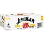 Jim Beam White Double Serve Zero 6.7% Can 375ml