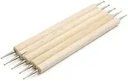 XYWHPGV 5pcs Dual Ends Wooden Handle Nails Dotting Decorative Tools Nail Painting Pen(ae127 3dd29 1ca5c 9ec5a d6da2 44865