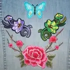 4pcs Embroidered Sew, Iron On Patch for Clothes, Jeans DIY Appleque
