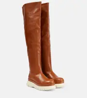 [Isabel Marant] Isabel Marant Malyx leather over-the-knee boots UK 3 brown