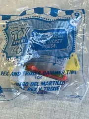 Disney 2019 Toy Story 4 McDonald's Happy Meal Kids NIP #9 Rex Hammer Time