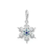 Buy Charm Pendant Snowflake with blue stones silver by Thomas Sabo online - THOMAS SABO Australia
