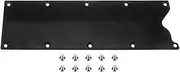 MAX COOL Valley Pan Cover Plate Billet Low Profile Knock Sensor Delete Suitable for LS1 LS2 Gen 3 Black