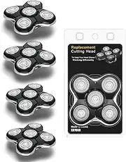 XR7000 Balder Pro Replacement Head Compatible with Remington Balder Pro Head Shaver Model XR7000/XR1500/XR1501 (4 Count)