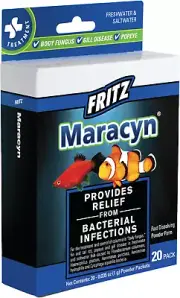 Fritz Maracyn - for Saltwater and Freshwater Gram-Positive Relief from Bacterial