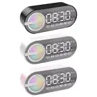 Wireless BT Speaker Digital Alarm Clock with Dual Alarms for Bedroom Home