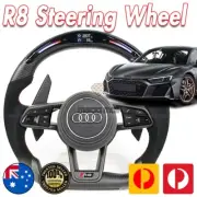 Carbon Fiber LED Shift Light Steering Wheel For Audi R8 V10 Coupé RWS GT