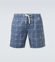 [Brioni] Brioni Printed swim trunks UK 32 multicoloured