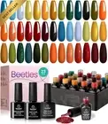 Beetles 20Pcs Fall Winter Gel Nail Polish Kit with Matte & Glossy Top Coat
