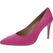 Coach Stiletto Pumps Heel Women Sz 9.5 Bright Fuchsia Skylar Leather Pointed Toe