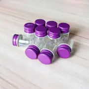 Glass bottles Aluminum cap 5ml Jars perfume Crafts Candy essential oil 10-200pcs