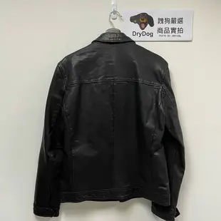 跩狗嚴選 Allsaints Lark 經典款 男款 真皮 山羊皮 騎士皮衣 外套 夾克 黑色 翻領 極簡