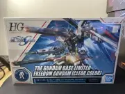 HG THE GUNDAM BASE LIMITED FREEDOM GUNDAM [CLEAR COLOR]--1/144 Scale Model--NIB