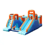 AirMyFun 12 Play Zones Inflatable Water Slide Park Jumping Castle Bounce House