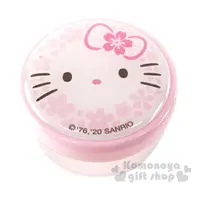 在飛比找樂天市場購物網優惠-小禮堂 Hello Kitty 圓形透明塑膠乳液罐《粉.大臉