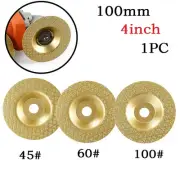 Reliable 100mm Vacuum Brazed Diamond Cup Wheel for Stone Concrete Grinder